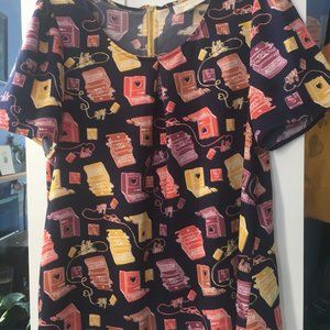 Modcloth typewriter print blouse - Small